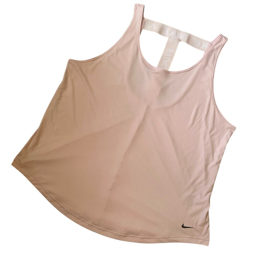 Nike Dri-Fit Pink Racerback Tank Top XL Athletic Workout Gym Running - Picture 16 of 17